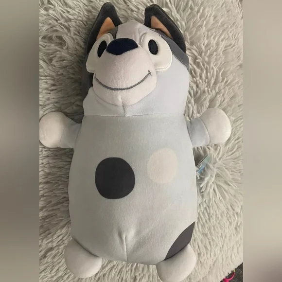 Squishmallows Gray and White Husky Plush - Picture 3 of 3